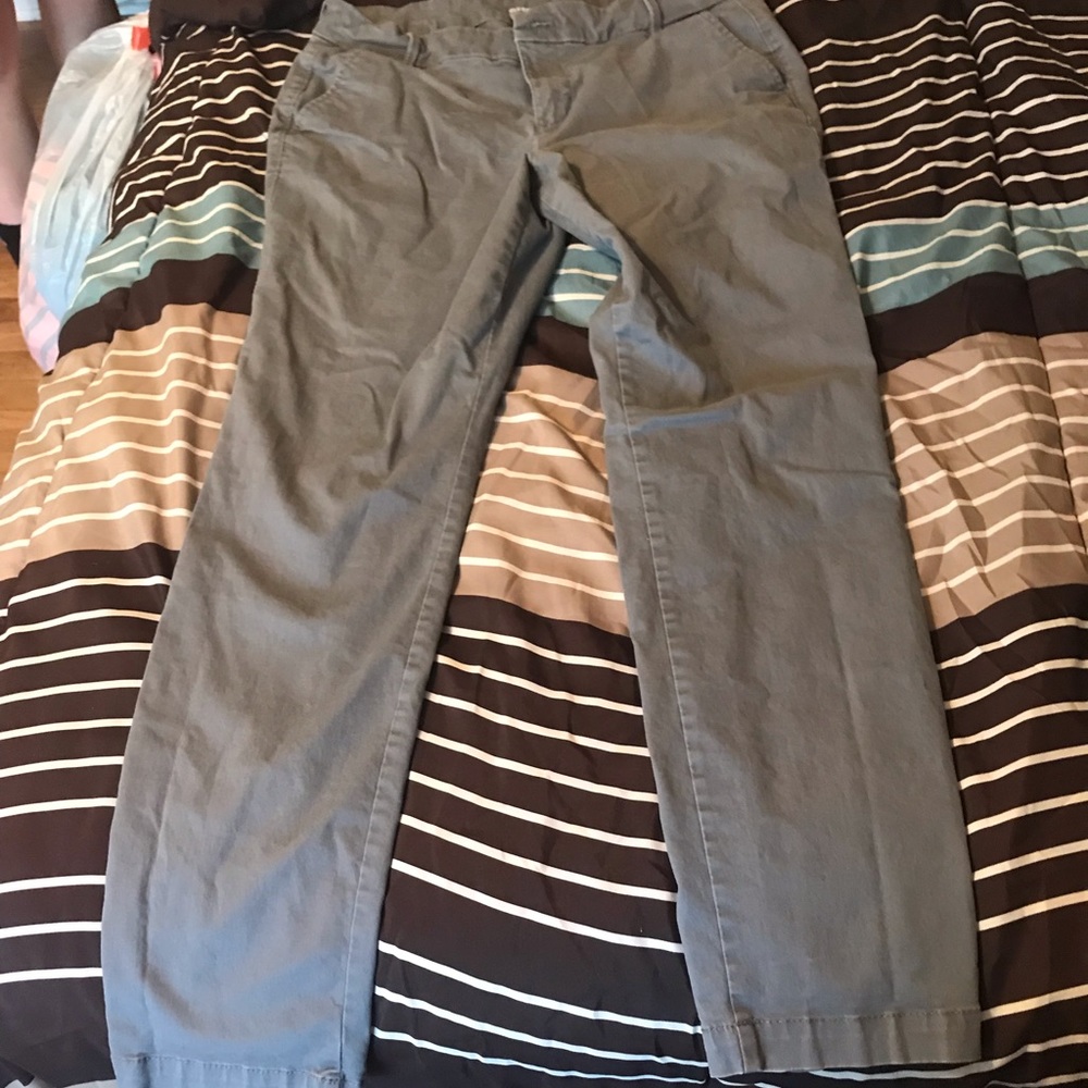 Gray Pixie Pants
